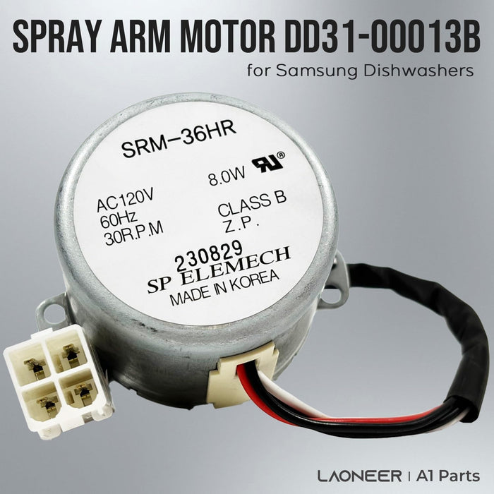 Spray Arm Motor DD31-00013B for Samsung Dishwasher WaterWall SRM-36HR