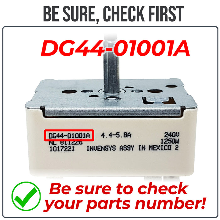 Energy Regulator DG44-01001A / NL811226 for Samsung Range Surface