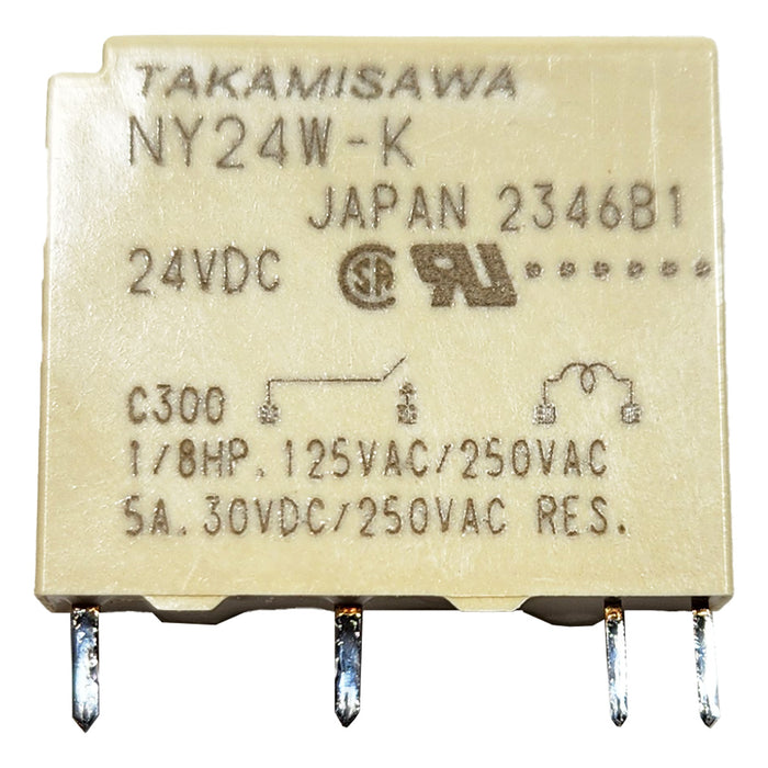 2PCS TAKAMISAWA NY24W-K 4Pin Power Relay DC24V DIP-4 Japan, 5A, 24Vdc