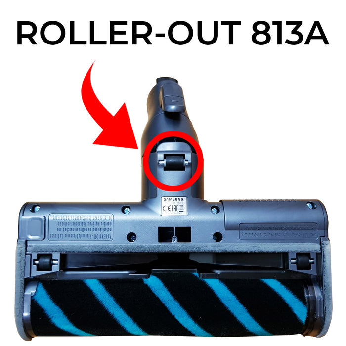 Roller-out for Samsung Jet Vacuum Cleaner Roller With Shaft Wheel Assembly Jet90 / Jet75 / Jet70 Soft/Turbo Action Brush VS9000RL (813A)