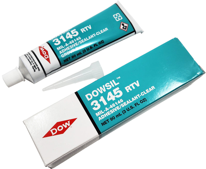 x12 Bulk Pack - Dow DOWSIL (FORMERLY DOW CORNING) 3145 RTV Mil-A-46146 Adhesive / Sealant 90ml (3 Oz) (Copy)