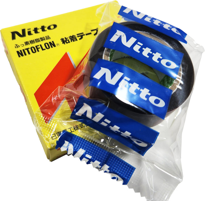 Nitto NITOFLON 903UL High Temperature Resistant Sealing Fluoroplastic PTFE Adhesive Tape T0.08mmxW19mmxL10M